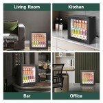 Mini Beverage Cooler for Home Bar – 62 Can