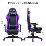 GTRACING Ergonomic Gaming Chair with Footrest