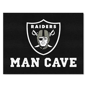 Las Vegas Raiders Man Cave All-Star Rug 34"x42.5