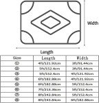 Football Field Area Rug for Mancave Decor 3x4ft