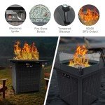 Stylish Outdoor Seating & Fire Pit Set