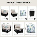 Stylish Outdoor Seating & Fire Pit Set