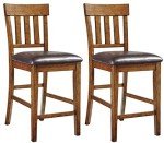 Ashley Ralene 26" Faux Leather Barstools - Set of 2