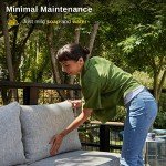 Stylish 4-Piece Mancave Patio Furniture Set