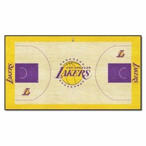 Los Angeles Lakers Large Court Runner Rug 30"x54