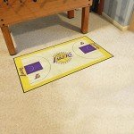 Los Angeles Lakers Large Court Runner Rug 30"x54