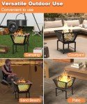 17 Inch Portable Outdoor Fire Pit for Camping