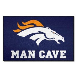 Denver Broncos Man Cave Accent Rug – 19" x 30