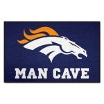 Denver Broncos Man Cave Accent Rug – 19" x 30