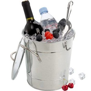 Insulated 4L Ice Bucket with Scoop & Lid