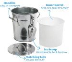Insulated 4L Ice Bucket with Scoop & Lid