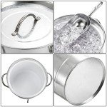 Insulated 4L Ice Bucket with Scoop & Lid