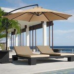 10ft Blue Patio Umbrella with UV Protection