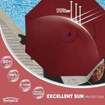 Gigantic 10ft Outdoor Umbrella with Auto Tilt