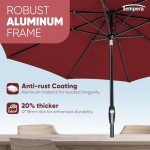 Gigantic 10ft Outdoor Umbrella with Auto Tilt