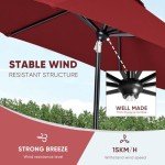 Gigantic 10ft Outdoor Umbrella with Auto Tilt