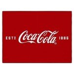 Coca-Cola® Logo Non-Slip Area Rug 2'3" x 3