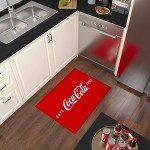 Coca-Cola® Logo Non-Slip Area Rug 2'3" x 3
