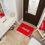 Coca-Cola® Logo Non-Slip Area Rug 2'3" x 3
