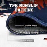 Chicago Football Area Rug - Machine Washable 5x7