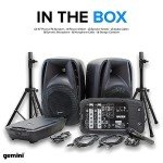 Gemini Bluetooth Portable PA System with Mixer
