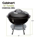 Cuisinart 16" Portable Charcoal Grill - Black