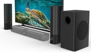 Saiyin Sound Bar with Subwoofer for TVs