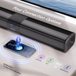 Saiyin Sound Bar with Subwoofer for TVs