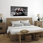 Large Bull Canvas Art for Mancave Decor