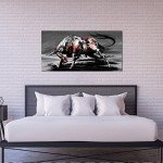 Large Bull Canvas Art for Mancave Decor