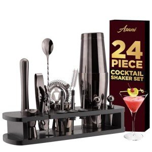 24-Piece Cocktail Shaker Set for Home Bars