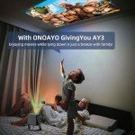 ONOAYO AY3 Mini Projector with WiFi & Bluetooth