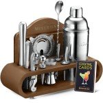18-Piece Mixology Bartender Kit with Stand