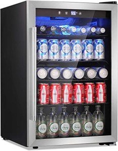 Antarctic Star 145 Can Beverage Cooler with Glass Door