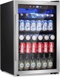 Antarctic Star 145 Can Beverage Cooler with Glass Door