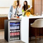 Antarctic Star 145 Can Beverage Cooler with Glass Door