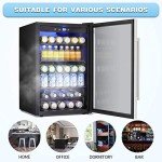 Antarctic Star 145 Can Beverage Cooler with Glass Door
