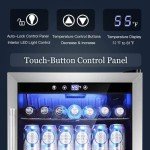 Antarctic Star 145 Can Beverage Cooler with Glass Door