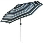 9-Foot Tilt Patio Umbrella with Aluminum Pole
