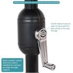 9-Foot Tilt Patio Umbrella with Aluminum Pole