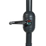 9-Foot Tilt Patio Umbrella with Aluminum Pole