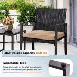 Modern Wicker Bistro Set for Your Mancave