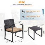 Modern Wicker Bistro Set for Your Mancave