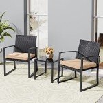Modern Wicker Bistro Set for Your Mancave