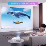 Portable HD Bluetooth Projector with Built-in DVD