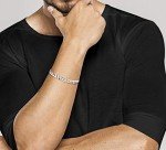 Italian 7mm Solid Diamond-Cut Cuban Link Bracelet