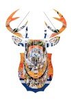 Beer Deer 3D Camo Wall Mount for Man Cave