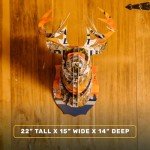 Beer Deer 3D Camo Wall Mount for Man Cave
