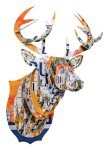Beer Deer 3D Camo Wall Mount for Man Cave