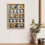 Wooden Wall-Mounted Display Shelves for Mancave